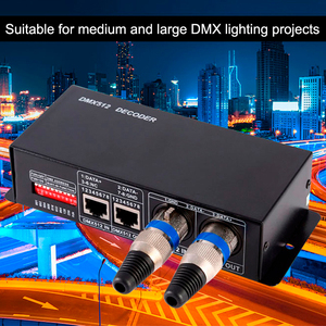 Лидер продаж, 4 канала DMX512 декодер 16A rgbw управление dmx512 DMX512 Контроллер dmx декодер dmx для сценического освещения - Product Image 2