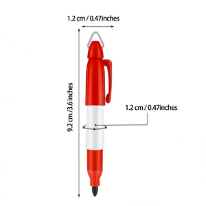 ปากกาเน้นข้อความถาวรขนาดเล็กสำหรับเล่นกอล์ฟพลาสติกมีคลิปหนีบป้ายพยาบาลกันน้ำแห้งเร็วปากกาหมึกหัวแหลมสำหรับใช้งานกลางแจ้ง - Product Image 5