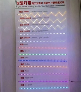 İkinci nesil Neon İşaretler s-şekil LED ışık şerit için özgürlük bükme Zig Zag LED şerit - Product Image 5