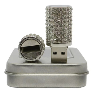 促销广告水钻钻石驱动器拇指闪光盒闪亮的<span class=keywords><strong>usb</strong></span>闪存驱动器4gb/8gb/16gb/32gb