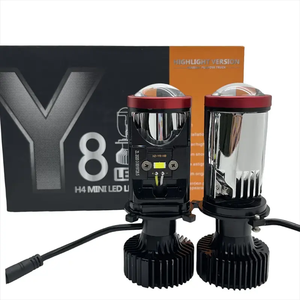 โปรเจคเตอร์ Y8 LED เลนส์ขนาดเล็ก6000K H4ไฟหน้าโปรเจคเตอร์ LED - Product Image 2