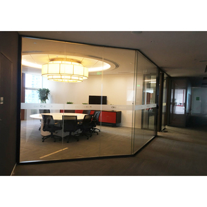 Flexspace 2023 New Modern Offices Design <strong>Modular</strong> Office Glass <strong>Partition</strong> Wall With Glass Door <strong>Partition</strong> <strong>System</strong> - Product Image 6