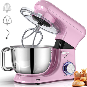 キッチンホームスタンドミキサー4.5L 5.5L 3-in-1チルトヘッド惑星食品生地ミキサースタンドミキサー