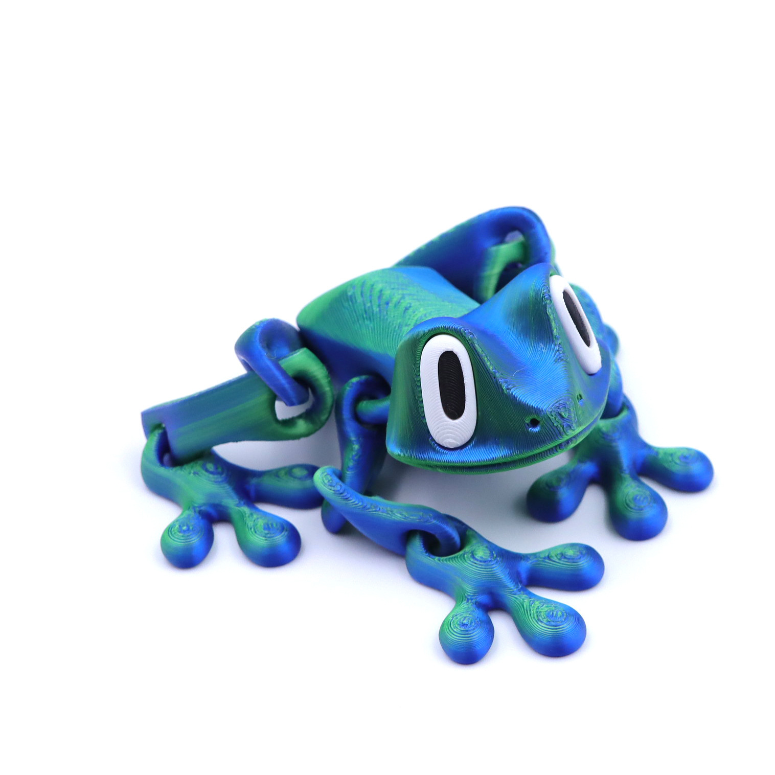 21cm fermoir magnétique grenouille-laser vert
