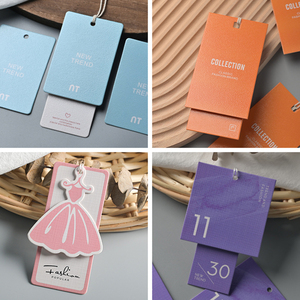 Custom Cotton Canvas Hangtag Luxury <strong>String</strong> Cotton Canvas Cardstock Swing <strong>Hang</strong> <strong>Tag</strong> - Product Image 6
