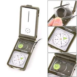 10-in-1 Compass Kit With Led Light Thermometer Hygrometer for Outdoor Survival Camping Hiking Tool - Product Image 2