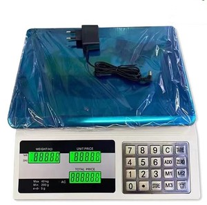Aktions preis Heiß verkaufte LED-Anzeige Elektronische Preis berechnungs skala 40kg mit Stahl knopf