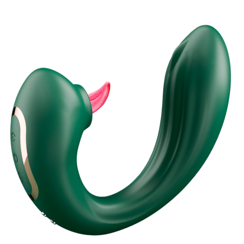 Out-of-control G-spot stick dark green