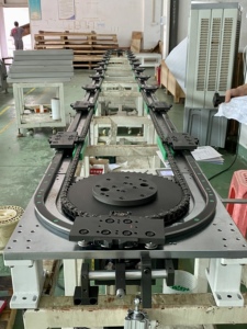El riel lineal curvo DTS2 es un sistema de pista accionado por desplazamiento listo para adaptarse para una alta velocidad para la inspección y el manejo de placas PCB - Product Image 3