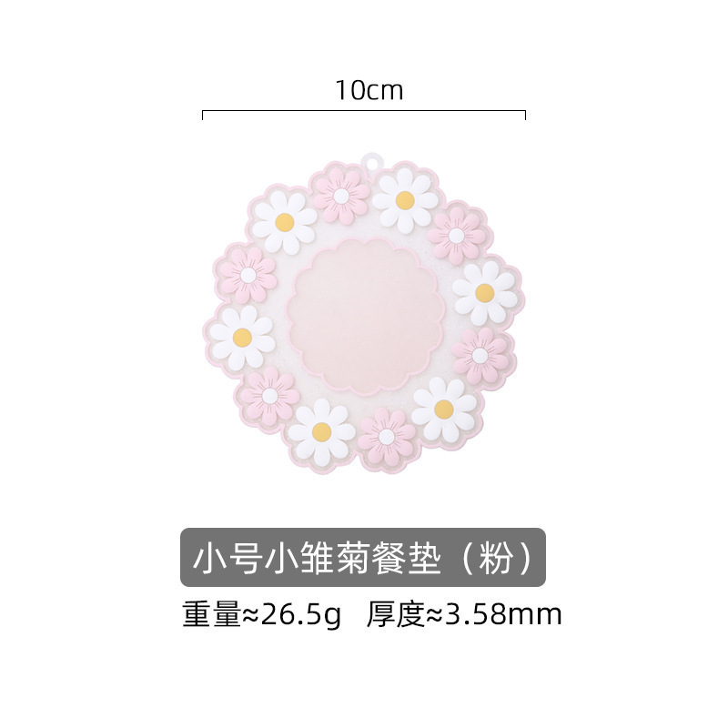 Pink Daisy Coaster