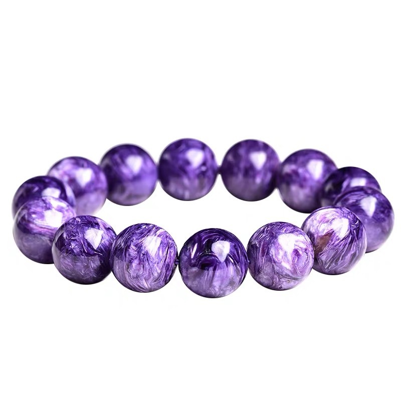 Bracciali in pietra da uomo perline 10mm