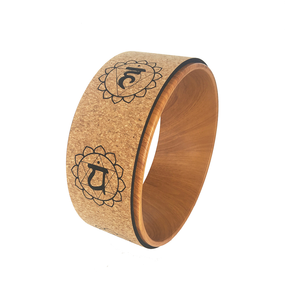 roue de yoga marron