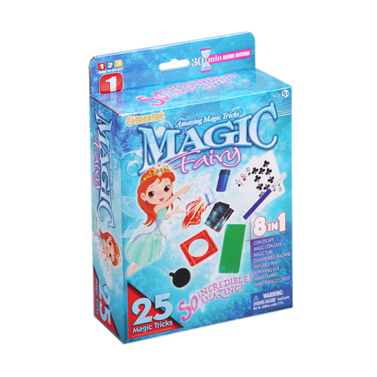 Twenty-five magic tricks of 8 magic props set professional magic made easy