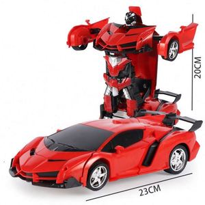 2022 sıcak satış dönüşüm 1:18 5CH uzaktan kumanda oyuncaklar deformasyon araba uzaktan kumandalı Robot araba ile şarj edilebilir pil - Product Image 1