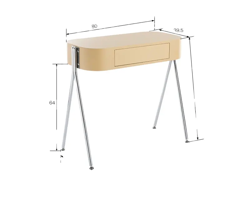 Coiffeuse nordique petite table d'appoint table de rangement et bureau pour salon