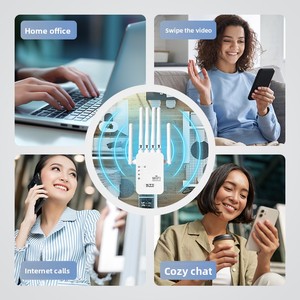 Tăng cao 1200Mbps trong nhà Wifi tín hiệu Booster Repeater AP cho nhà nông thôn biệt thự nhà cho ngoài trời tín hiệu bảo hiểm - Product Image 3