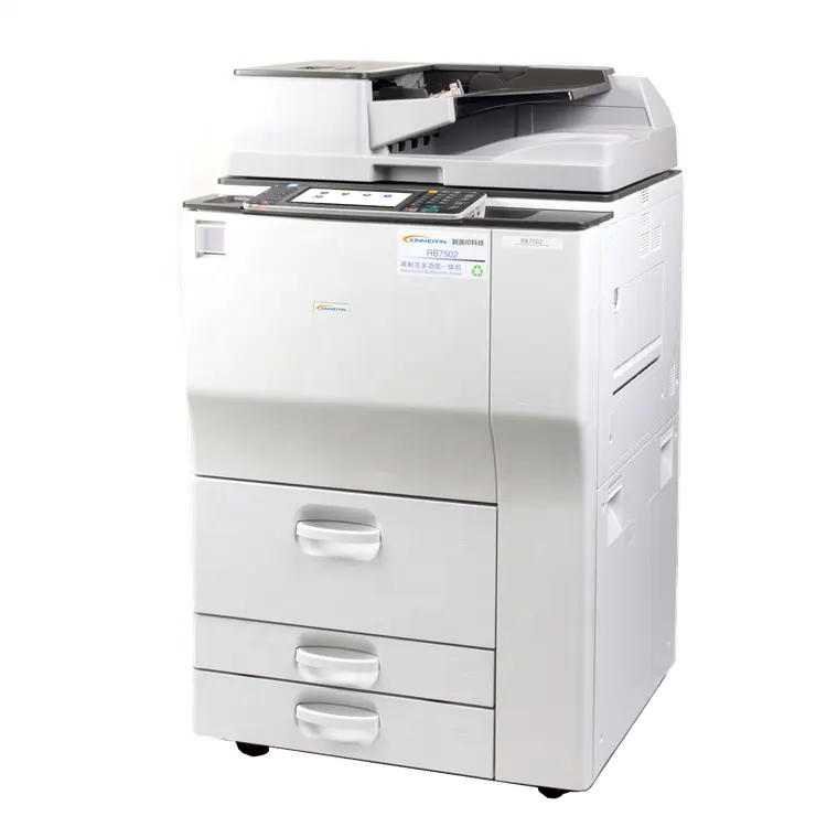 High Speed Black and White Laser Multifunction Printer for Ricoh Aficio MP7502 Used Copier Refurbished
