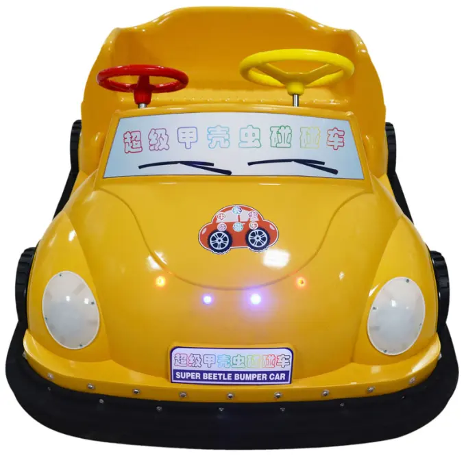 Coche de parachoques interior Super Beetles operado por atracciones con batería más caliente para niños