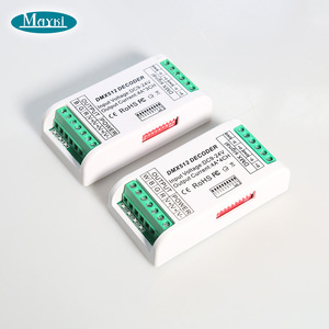 Driver Controller LED DMX RGB Decoder 12-24V DMX512 per luci del tubo del palcoscenico del modulo LED - Product Image 1