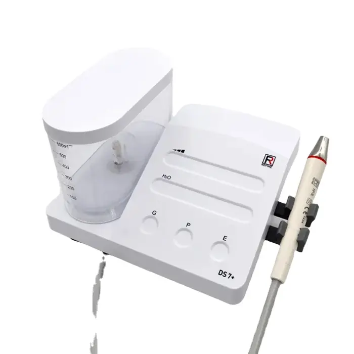 Maxpiezo-escarificador ultrasónico dental 7 +, escalador piezoeléctrico portátil EMS con botella de agua para escalado perio endo