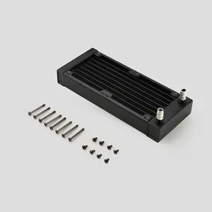 160L-8 soğutucu alüminyum 8mm çap arayüzü Mini radyatör fanı dizüstü bilgisayar işlemci soğutucu DIY su soğutucu - Product Image 2