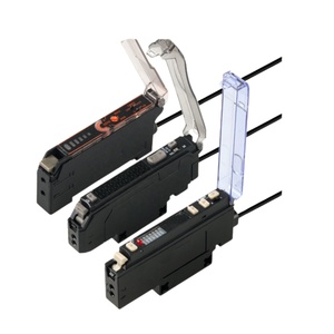 Amplificador de fibra de doble pantalla, interruptor fotoeléctrico de ángulo recto reflectante difuso de haz opuesto, sensor de fibra óptica de alta velocidad - Product Image 1