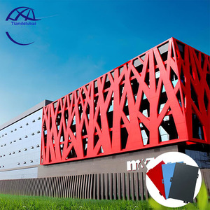 Pannelli di rivestimento della parete esterna in alluminio traforato Pattern Design personalizzato edificio rivestimento della parete facciata - Product Image 2