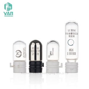 YANパッケージ1.5ml 3mlミニ透明ガラスバイアルリトルアターエッセンスボトル電球スタイル下プラスチック - Product Image 6