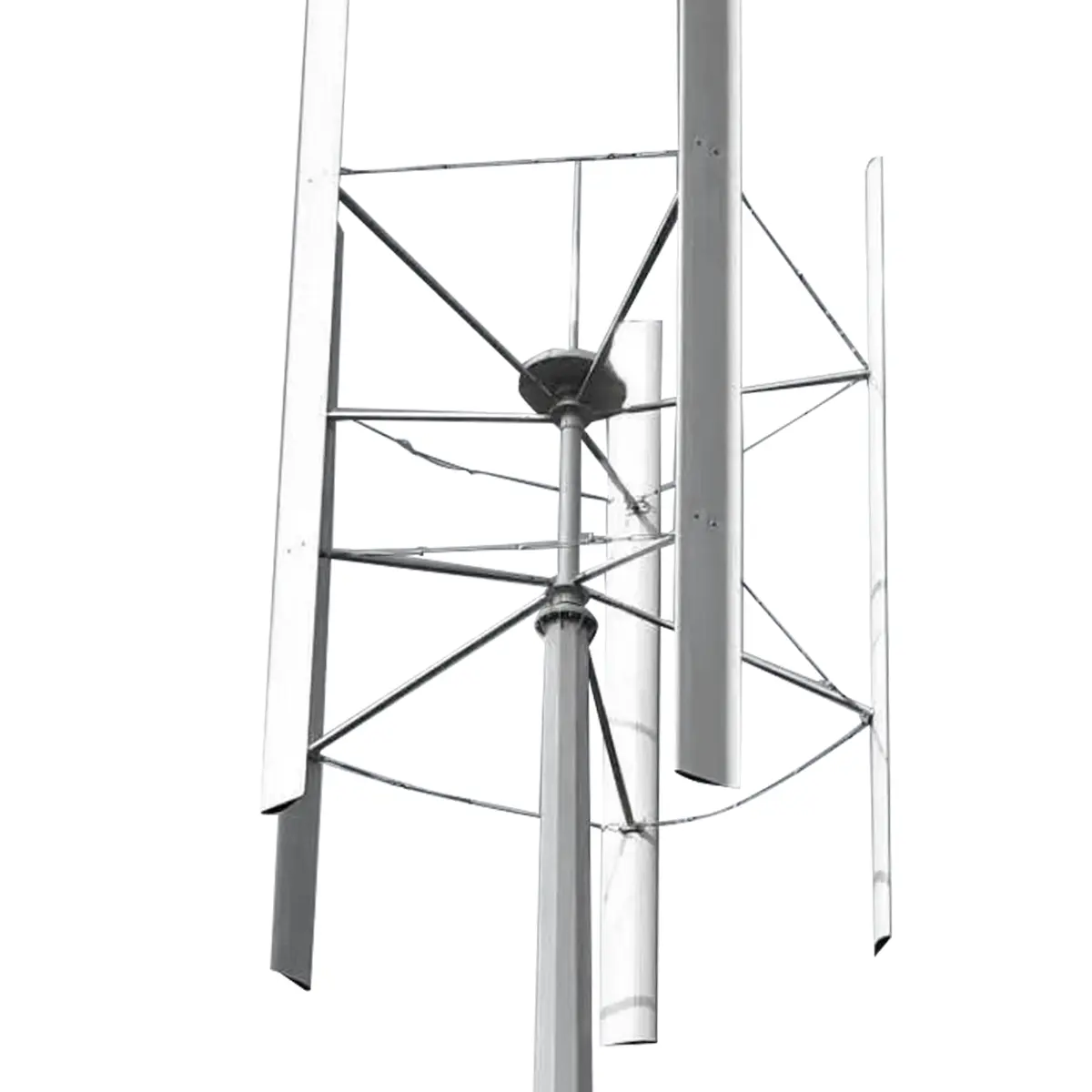 Buena turbina de viento vertical de torre hidráulica de control de paso de sistema solar residencial portátil