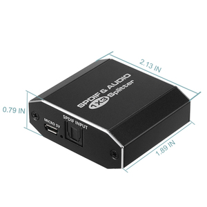 Justlink 1x3 Optical SPDIF Audio <strong>Splitter</strong> 5.1CH LPCM <strong>2</strong>.0 DTS Supported Toslink Digital Audio <strong>Splitter</strong> <strong>1</strong> in 3 Out - Product Image 2