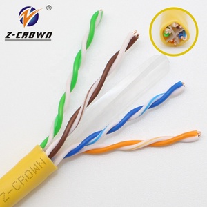 305m 4ペア23awg lanサプライヤーZ-Crown oem utp高速ネットワークイーサネット非シールドツイストペア (utp) カテゴリー6 cat6ケーブル - Product Image 2