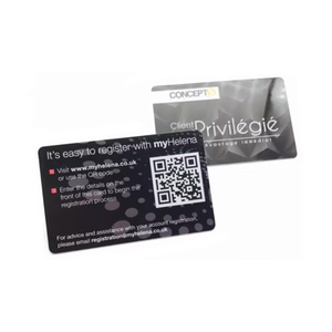 PVC VIP Gift Membership Card Código de barras/Código QR Tarjeta de plástico con diseño de impresión personalizado - Product Image 5