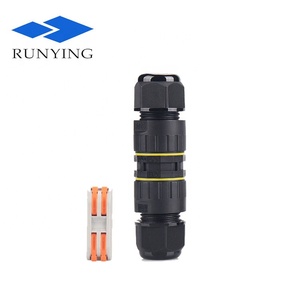 M25b ip68 conector de cabo, junção subaquática à prova d'água, 2 pinos, conector de cabo para áreas externas, iluminação led, bloco <span class=keywords><strong>terminal</strong></span> de conector