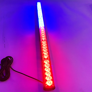 Çok fonksiyonlu LED flaş çubukları: kırmızı/mavi çift flaş ve sabit mod - Product Image 1