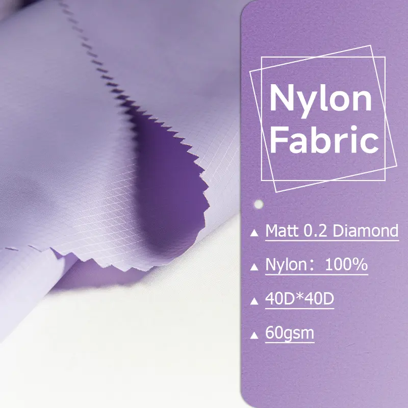 Giacca da esterno impermeabile abbigliamento da trekking all'aperto piumino tessuto paracadute Nylon 66 tessuto in Nylon Ripstop per abbigliamento