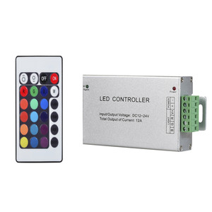 24 Tasten Fernbedienung LED RGB Streifen Dimmer DC12-24V Eingang Vielseitige Fernbedienung für benutzer definierte Lichteffekte