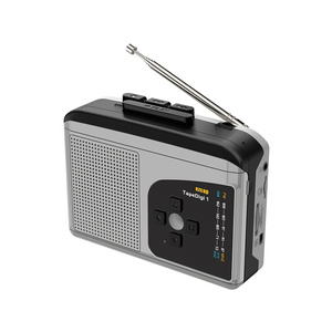 234 <strong>Cassette</strong> Tape Player Portable AM FM Radio <strong>Cassette</strong> Tape-to-MP3 Converter Sound Recorder Built-in Speaker Headphone Jack - Product Image 2