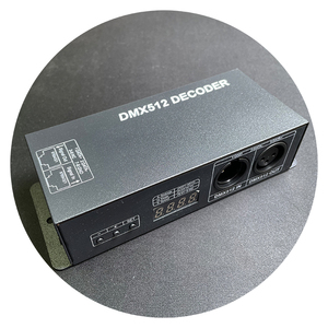 <strong>Controller</strong> High Quality 4A 4Channels <strong>Dmx</strong> <strong>Controller</strong> <strong>PWM</strong> Control Signal Digital Display DMX512 Decoder for RGBW Strip