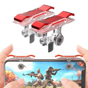 2 adet E9 düğmeler cep telefonu çekim oyunu L1R1 düğme amacı oyun PUBGes Android IOS denetleyicisi için atıcılar tetikler - Product Image 1
