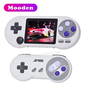 เครื่องเล่นเกมพกพา SF2000 D ขนาด3นิ้วมี6000 + เกมย้อนยุค16GB เครื่องเล่นคู่รองรับทีวี AV เอาต์พุตเกมพกพา - Product Image 1