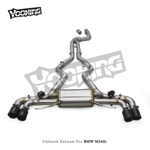 Điều chỉnh hệ thống ống xả tự động hiệu suất phụ tùng cho BMW <span class=keywords><strong>B58</strong></span> G20 M340/m340i 3.0T catback exhaust muffler với van - Product Image 3