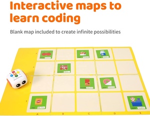 Talebot Pro Coding Robot para niños de 3 a 5 años, juguetes educativos y de aprendizaje para que los niños pequeños aprendan la programación temprana