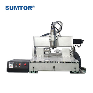 Máquina de grabado de madera cnc 4060 Con Enrutador giratorio, kit de enrutador cnc de 4 ejes para tallado de madera - Product Image 1
