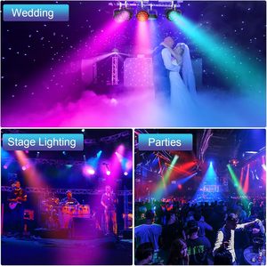 18x18W rgbrgbwauv Hex LED işın işıkları DMX kontrol ses aktif Uplights konserler için doğum günü/düğün tarafları aydınlatma - Product Image 4