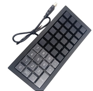 40-клавишная Проводная клавиатура USB Mini POS программируемая KB40 для кассы