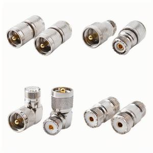 UHF erkek <span class=keywords><strong>Jack</strong></span> N erkek adaptörü RF koaksiyel adaptörü koaksiyel konnektör düz yüksek frekans koaksiyel adaptörü donanım aksesuarları