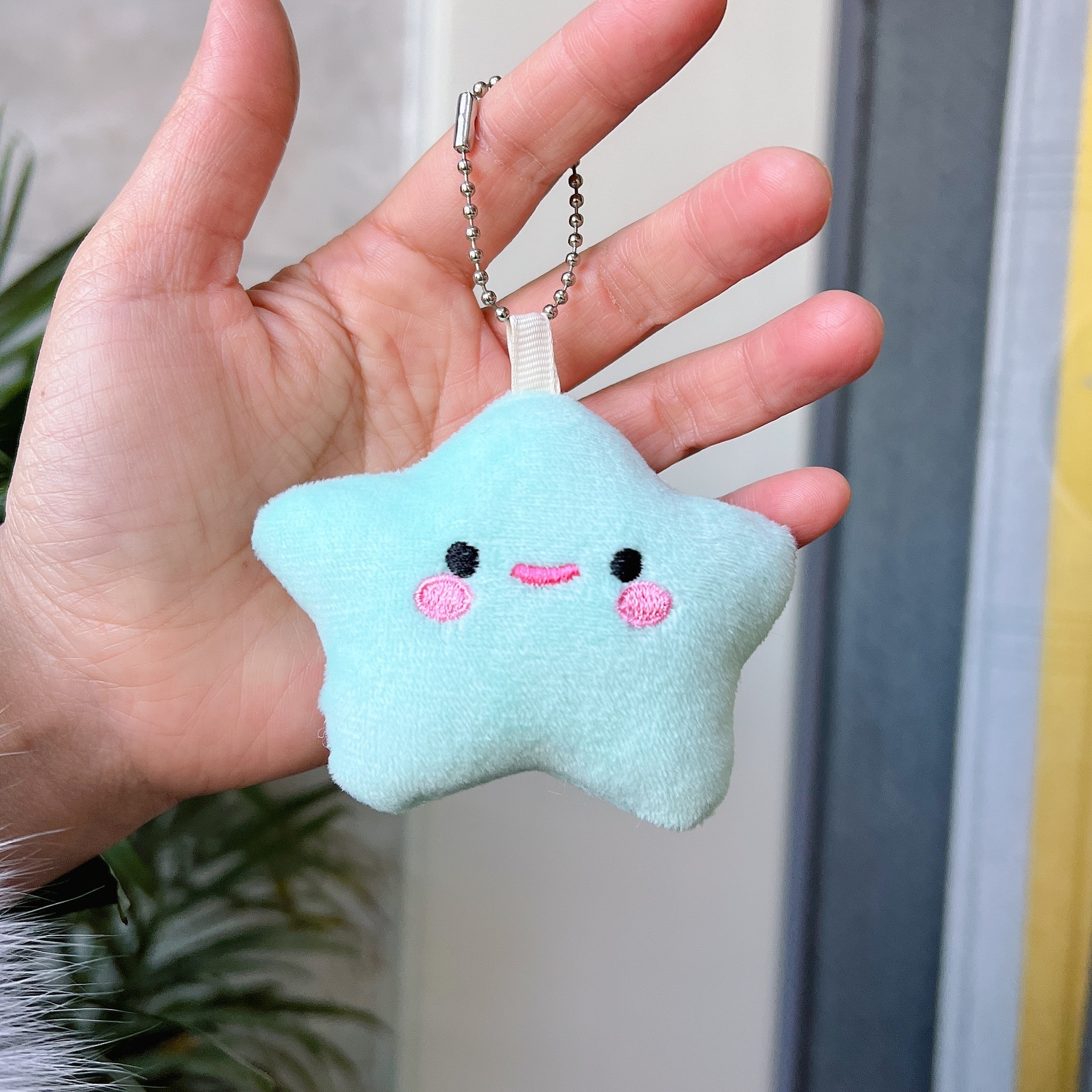 Green normal keychain