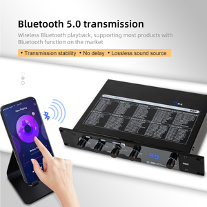 Professional 99DSP Digital <strong>Audio</strong> Console Mixer <strong>Microphone</strong> with Bluetooth Reverb Effect and Type C Cable for Stage Karaoke Use - Product Image 5