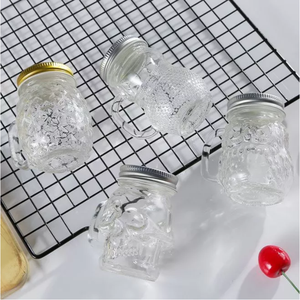 Yaratıcı mini 120ml Küçük cam turşu kavanozu kolu ile Şeker cam gıda kabı puding cam kavanoz - Product Image 5