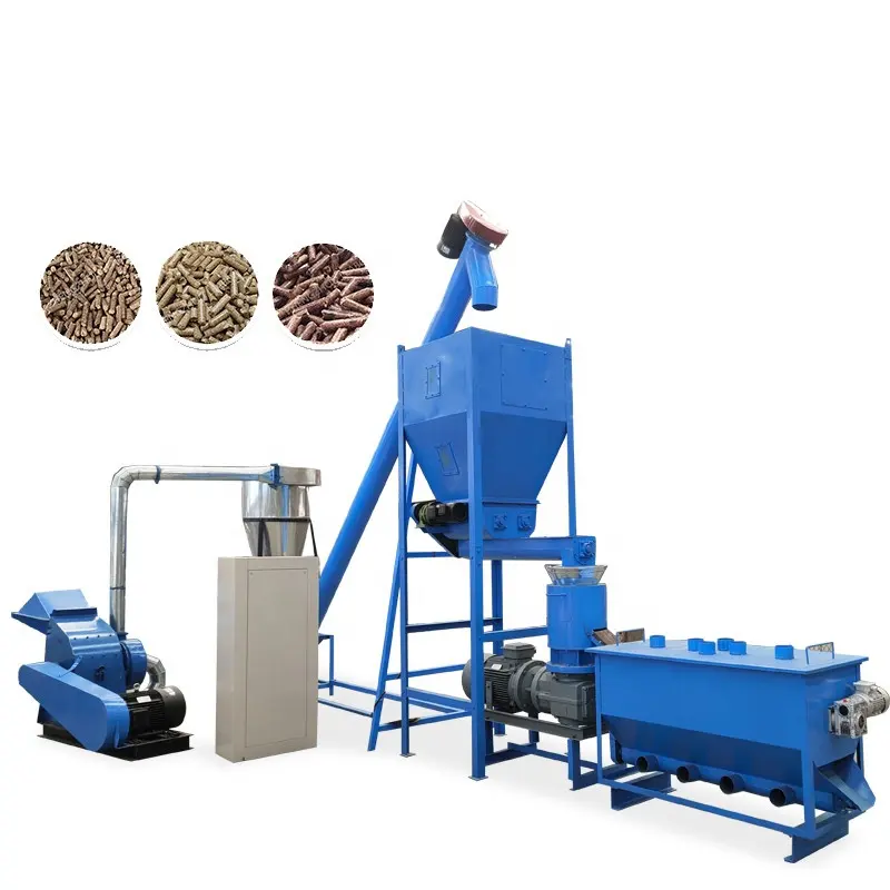 CE 400-500 kg/h piatto muore macchina per la produzione di Pellet di biomassa di legno di pino mulino a Pellet in vendita